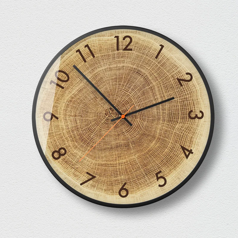 

Wood 3d Wall Clock Large Digital Design Art Silent Home Decor Watch Mechanism Horloge Murale Wall Clocks Modern Living Room