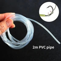 2m flexible fishing hose tailorable anti winding fishing equipment fishing rigs tube for hook