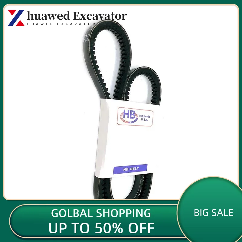 

The all-new hb belt av22-1585 is suitable for pc400-6 (6d125) Pc400-7 engineering excavator