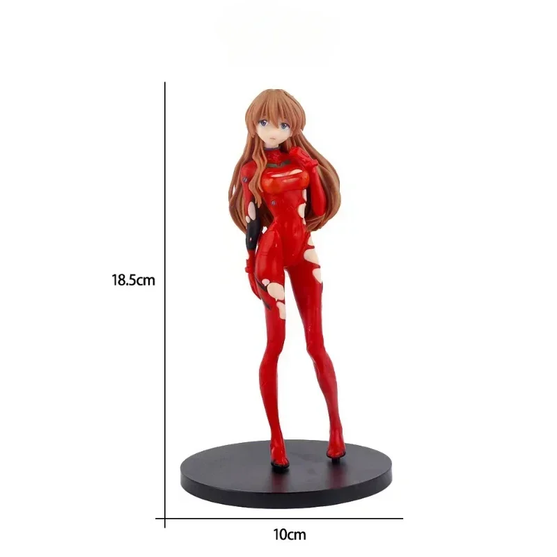 18 см Neon Genesis Evangelion аниме фигурка EVA короткие волосы Рей Аянами фигурка Аска фигурка ПВХ коллекция модель игрушки подарок (art.: 3920cd6fec306) - 3920cd6fec306