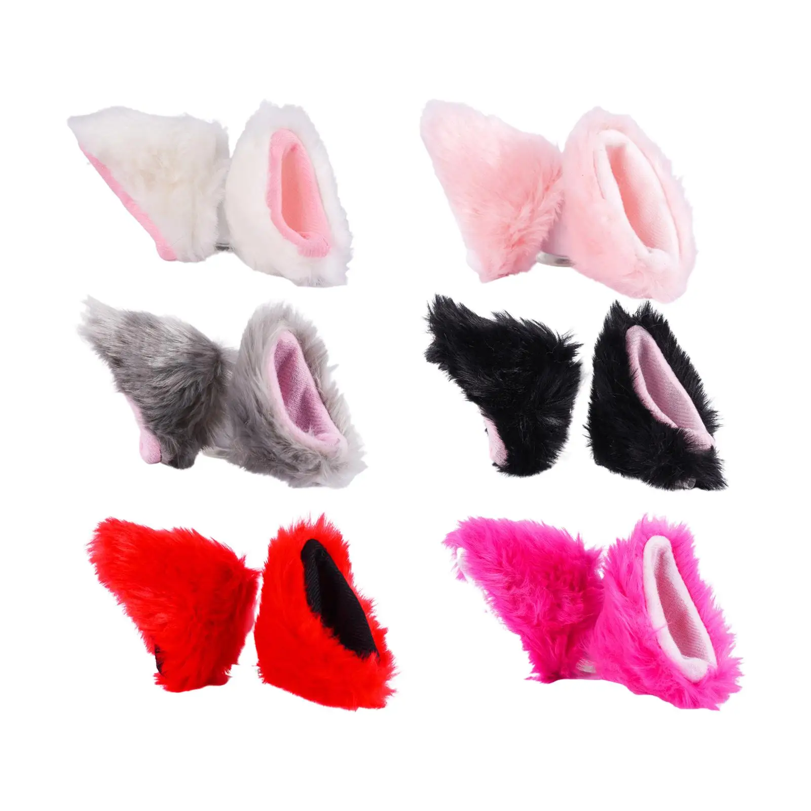 

Plush Ear Decoration Scooter Helmet Accessory Easy to Install Professional