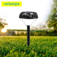 10led solar garden lights ip65 waterproof touch ccreen switch lamp for courtyard park balcony pathway lawn landscape