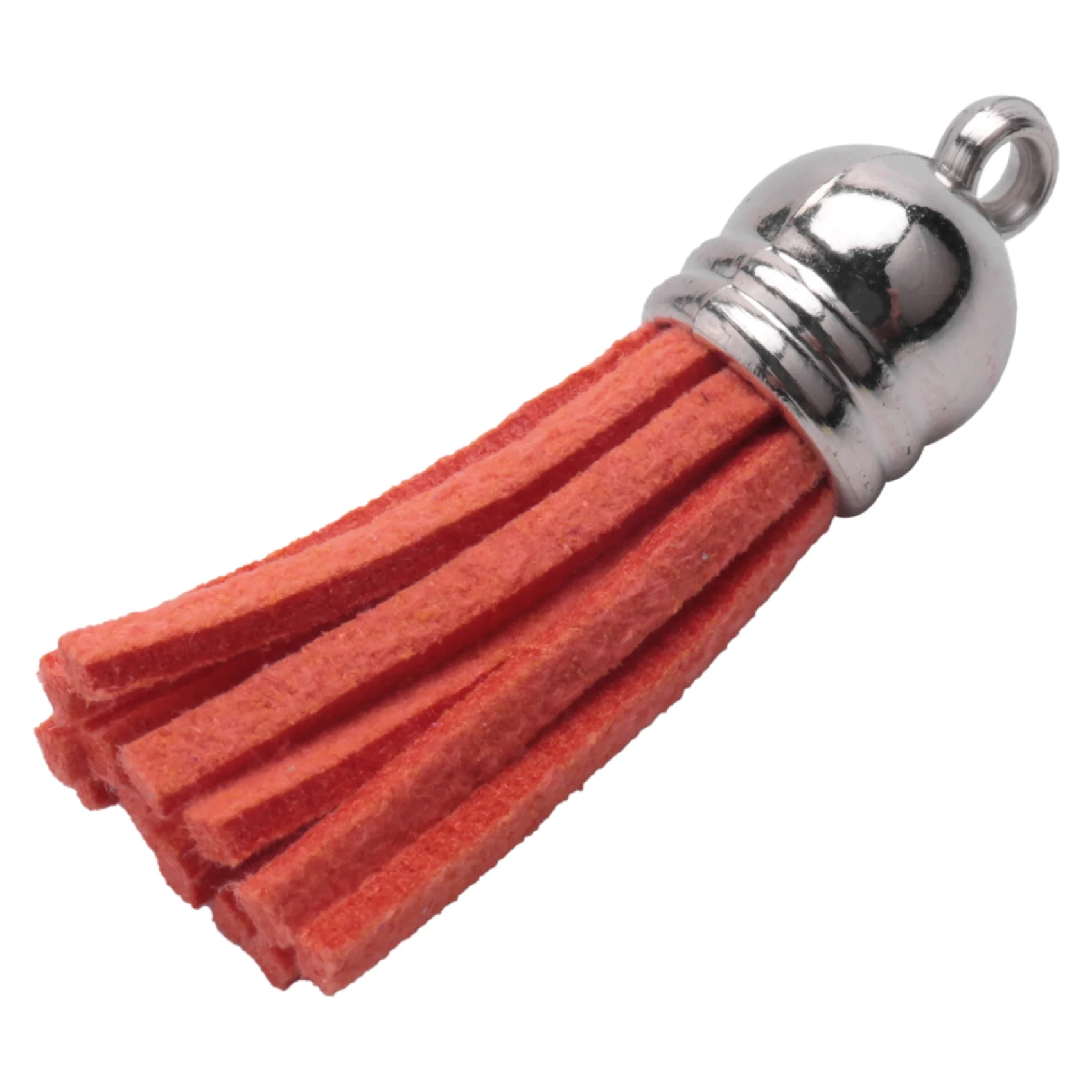 

250Pcs/Set Keychain Tassels Bulk Colored Leather Pendants for DIY Keychain and Craft