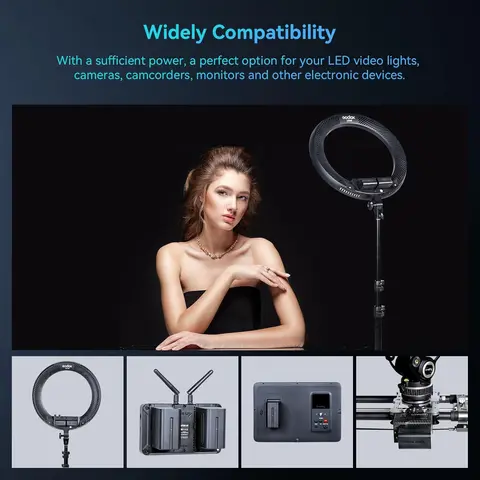 SmallRig Комплект зарядного устройства NP-F970 Дополнительные аккумуляторы Быстрое зарядное устройство USB Двойное зарядное устройство для Sony NP-F970 960 950 930 550 570 750