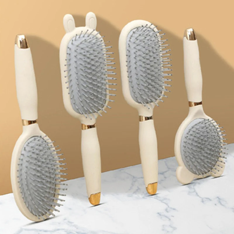 

Cute Comb Anti Static Exhaust Air Cushion Comb Hairbrush Women Wet Curly Detangle Comb Salon Hairdressing Styling Tools