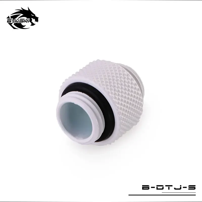 Фото BYKSKI B-DTJ-S G1/4 ''To G1/4'' двойное наружное соединение с резьбой, двойной переходник с наружной резьбой, разъем 4,5 мм для водяного охлаждения №5