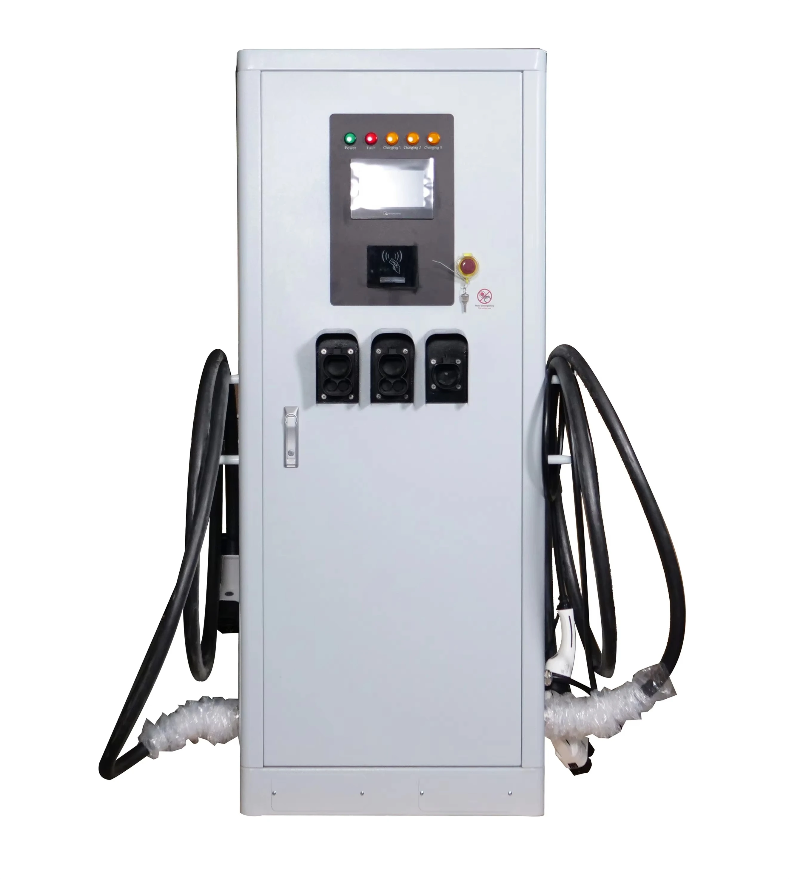 Фото Зарядная станция BLUESKY 142 кВт CCS CHAdeMO Type 2 для электромобилей, интегрированная, с 3 разъемами, постоянным и переменным током, с POS-терминалом №3