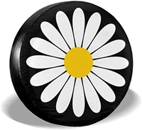 spare tire cover universal tires cover daisy car tire cover wheel weatherproof and dust proof uv sun tire cover fits fo