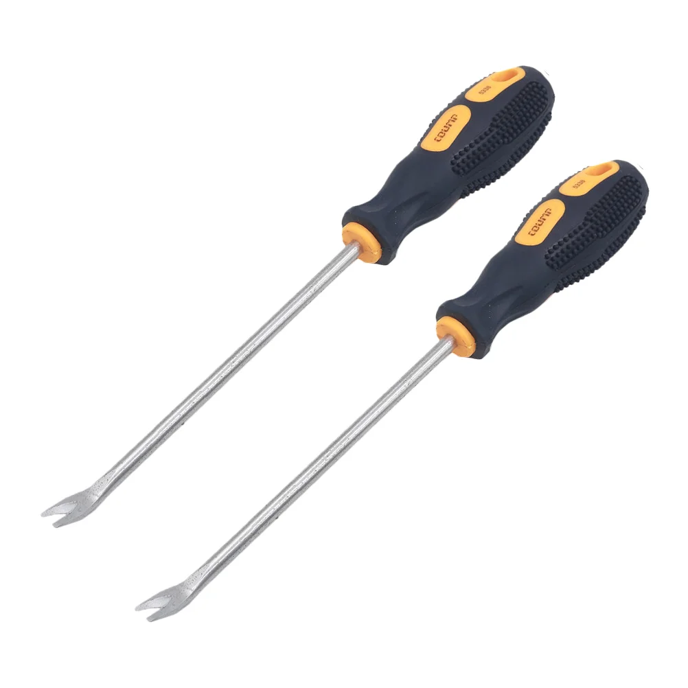 

2Pcs Ergonomic Utility Effective Fastener Remover Repair Door Panel Remover for Reduces Damage To Panels