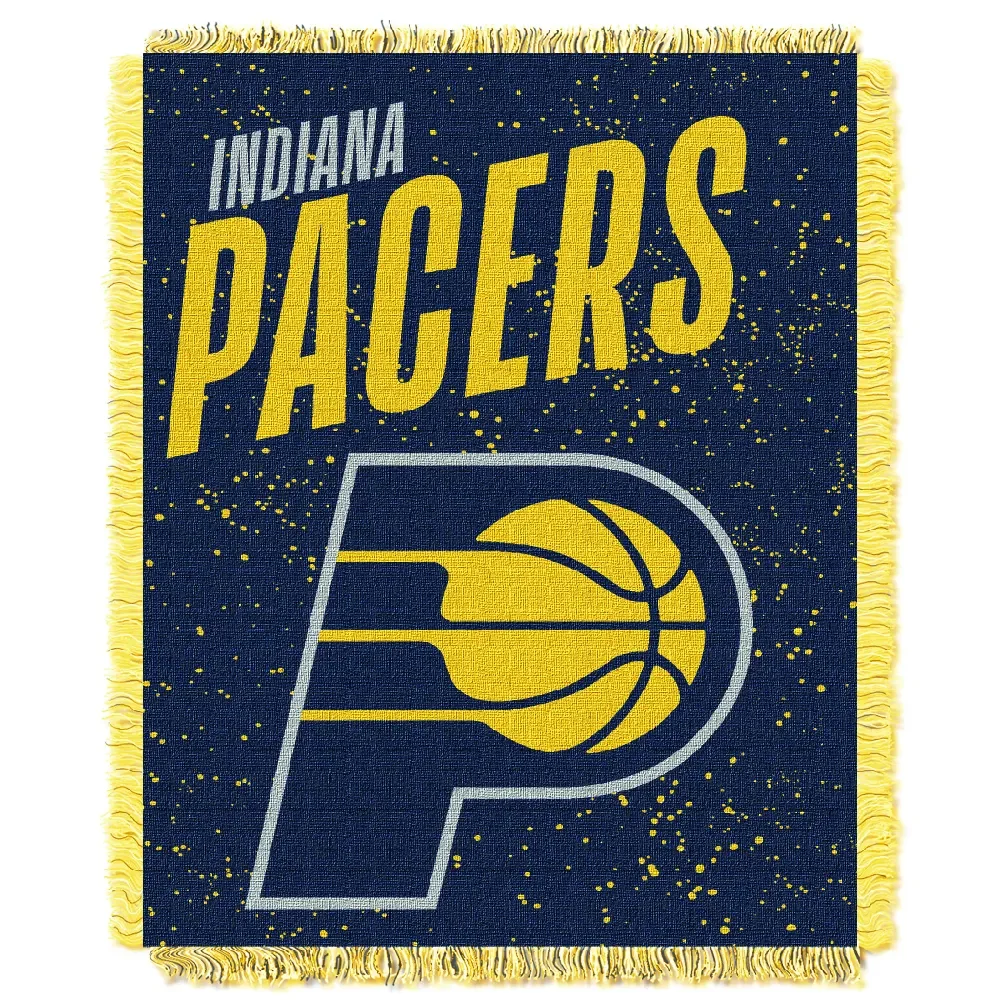 

Pacers OFFICIAL NBA "Headliner" Woven Jacquard Throw Blanket