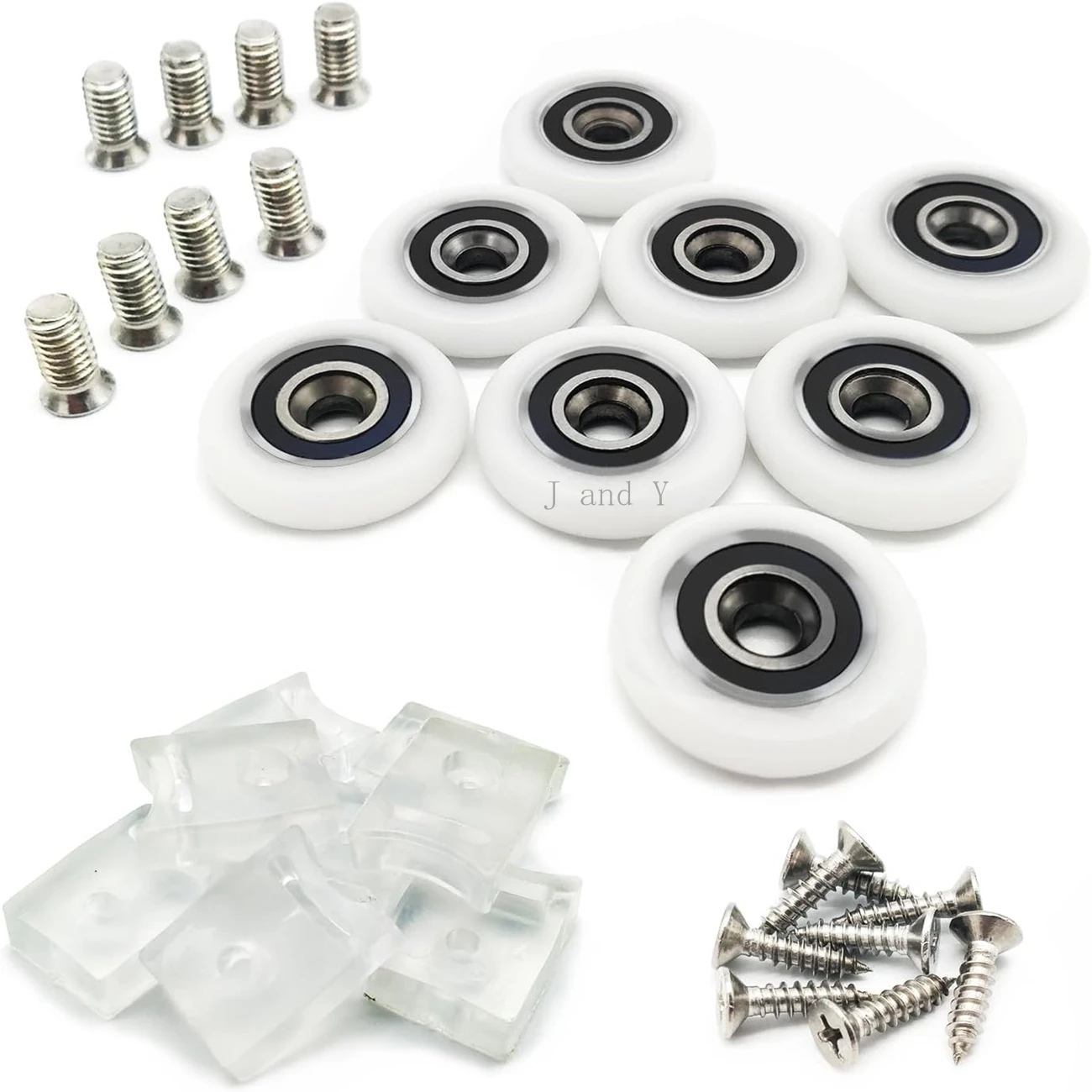 8 шт. 19/20/23/24/25/26/27/28/29 мм колесо для душевой двери направляющие кабины ролики душа