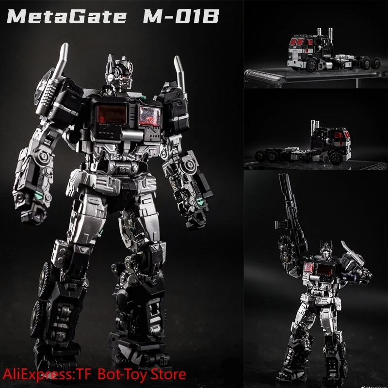 

【Small amount in stock】METAGATE Transformation MG MetaGate M-01B M01B Black Fire OP Commander Action Figure Robot Toys