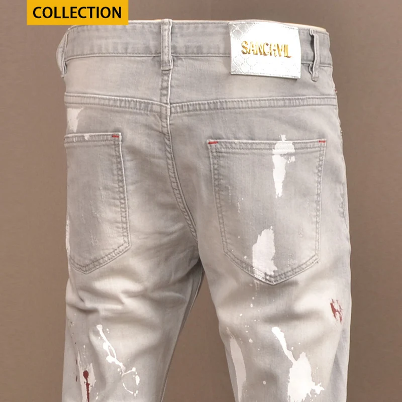 Рисунок 6 - Уличные модные мужские джинсы в стиле ретро