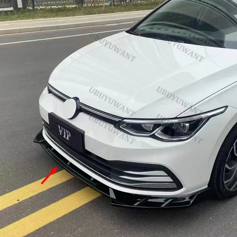 Фото Для Volkswagen VW Golf 8 MK8 R GTI: Передний бампер, сплиттер, защита, обвесы, заводской сток (фабричный аутлет) №3