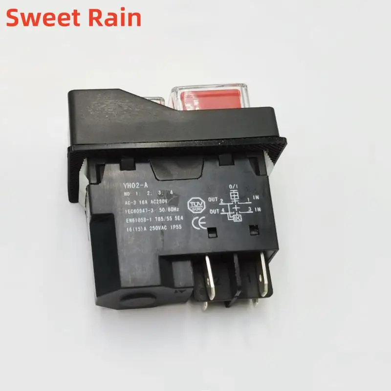 YH02-A 4 контакта/5 контактов электромагнитный стартер кнопочные переключатели 16A