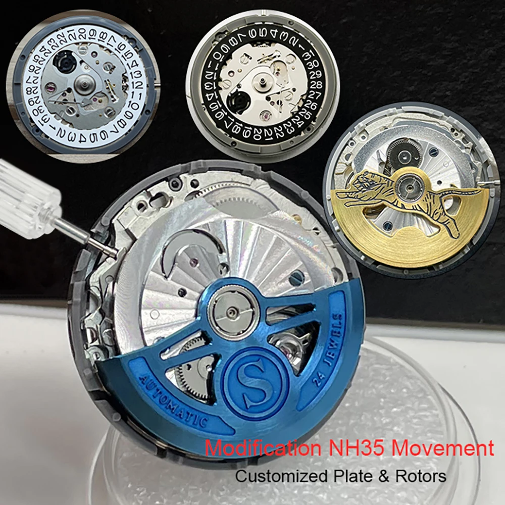 Модифицированные движущиеся роторы запчасти модификация NH35A механическое