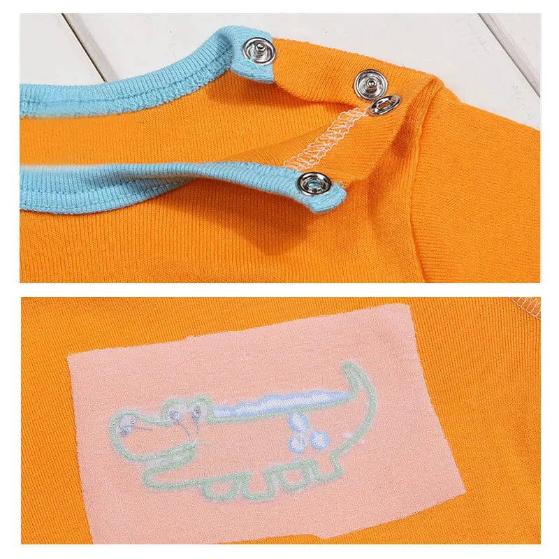 [5 шт./лот случайный цвет] футболка с рисунком для малышей короткими рукавами из 100%