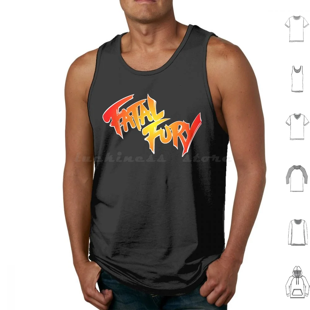 

Fatal Fury Tank Tops Print Cotton Fatal Fury Fatal Fury Video Game Series Video Densetsu Snk Neo Geo System The