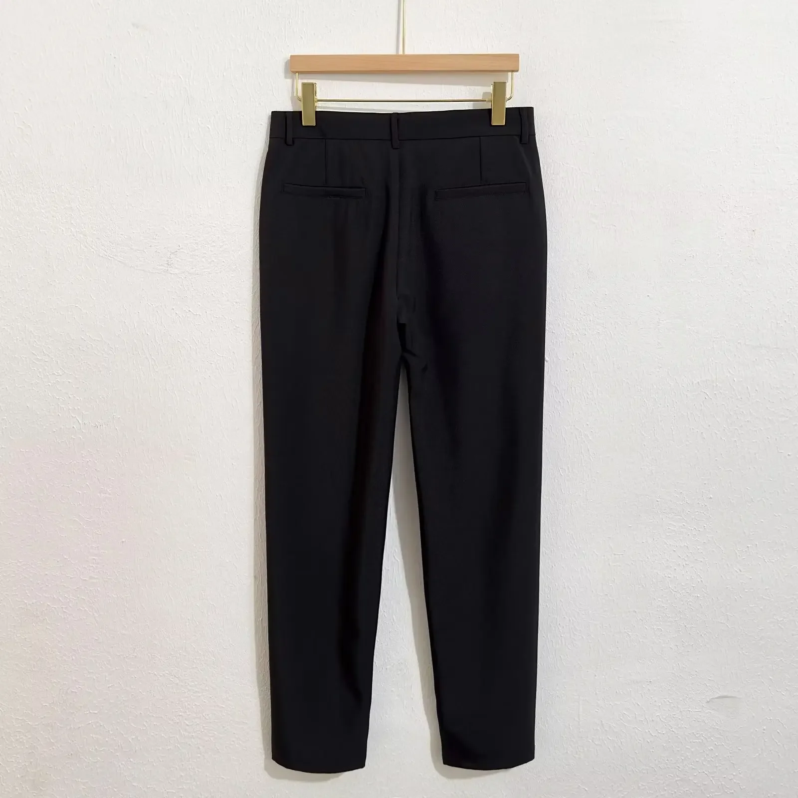 Мужские высококачественные повседневные брюки с прямыми штанинами на осень