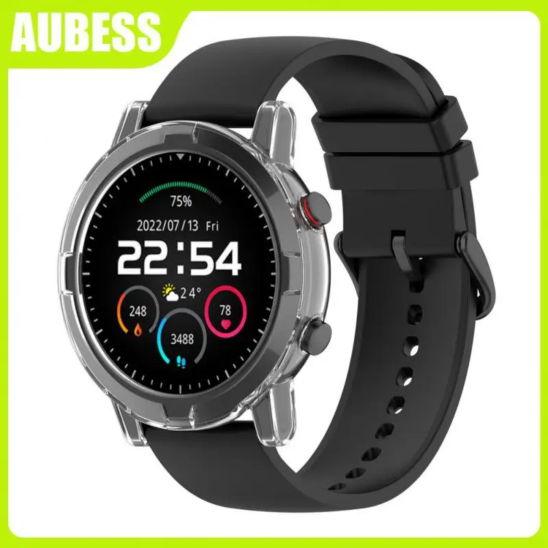 

Watch Accessories Protective Shell Transparent Watch Protective Case Dustproof Anti-drop For Xiaomi Haylou Rt Smart Watch Tpu