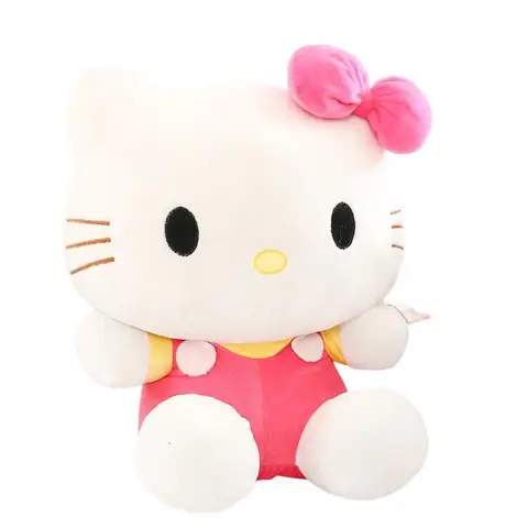 Kawaii Hello Kitty плюшевая игрушка Sanrio плюшевая кукла Hello Kitty Мягкая кукла подушка Hello Kitty Подушка домашний декор Девочка Рождественский подарок