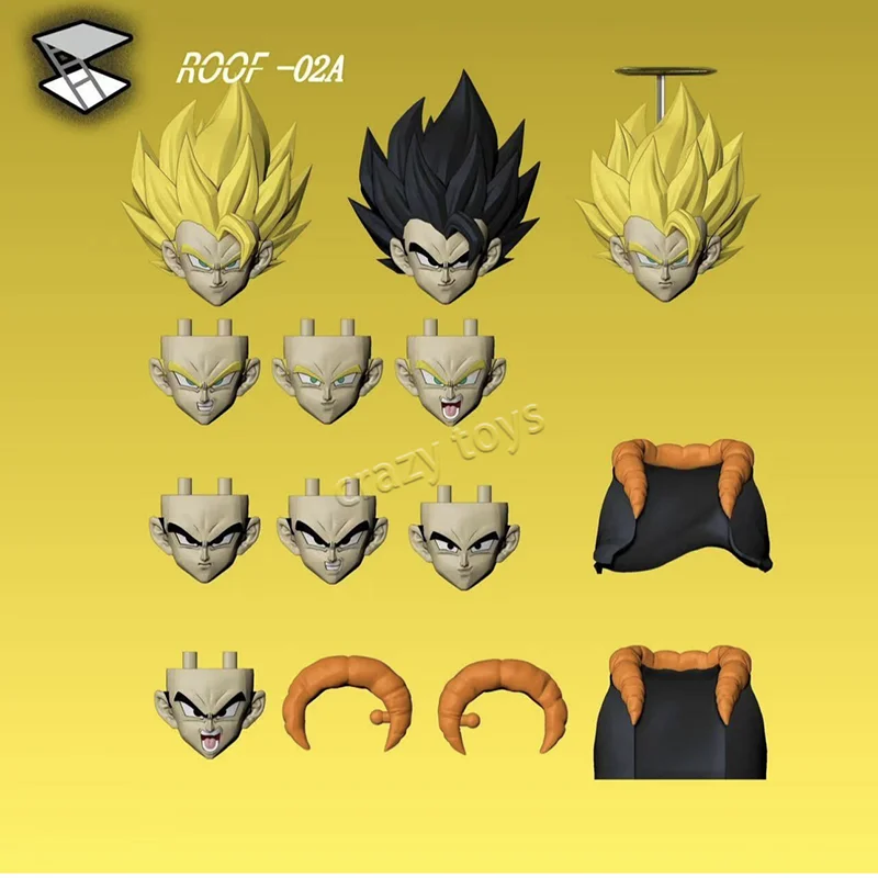 Фото В наличии: 02B 02A Dragon Ball Z SHF Супер Сайян Блю SSJ Вегета, Гогета, Сон Гоку — коллекционная аниме-фигурка, модель, игрушка №1
