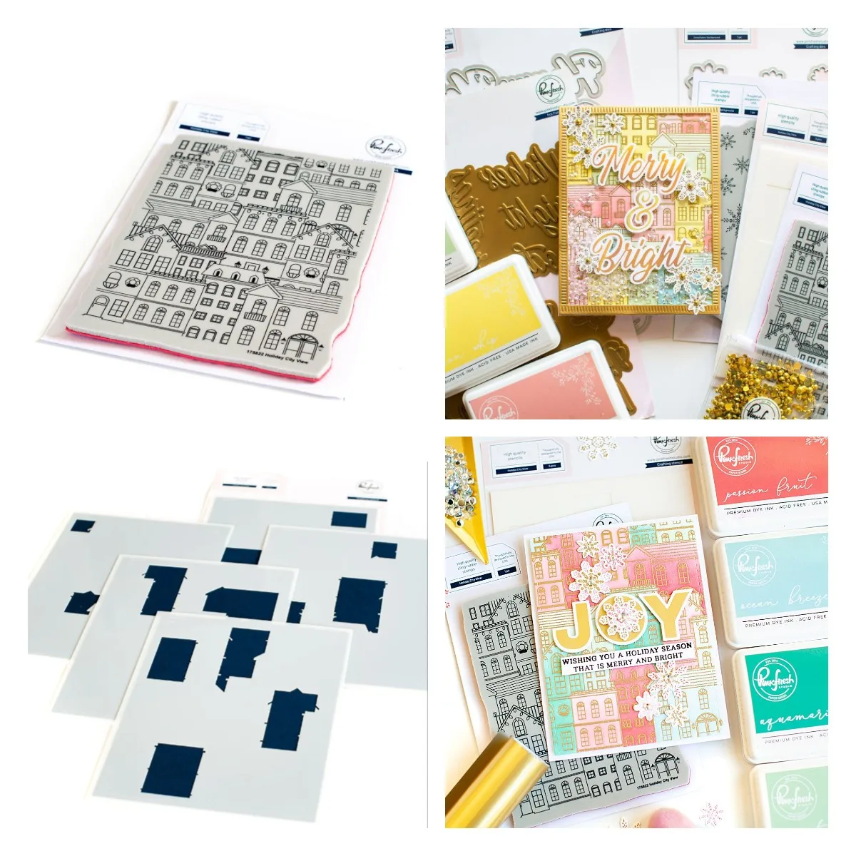 

Holiday City Stamps And Stencil 2022 New Arrival Diy Molds Scrapbooking Paper Making Cuts Crafts Template Handmade Card