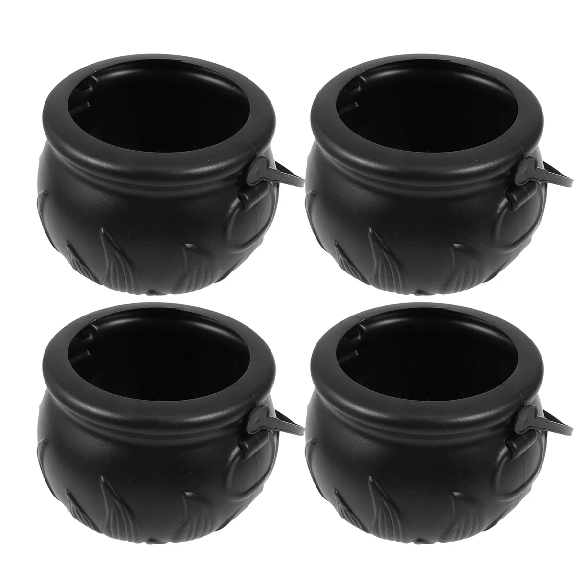 

Treat Candy Bucket Witcheswitch Or Trick Large Pot Basket Kids Bowl Tote Props Decor Cauldron Kettle