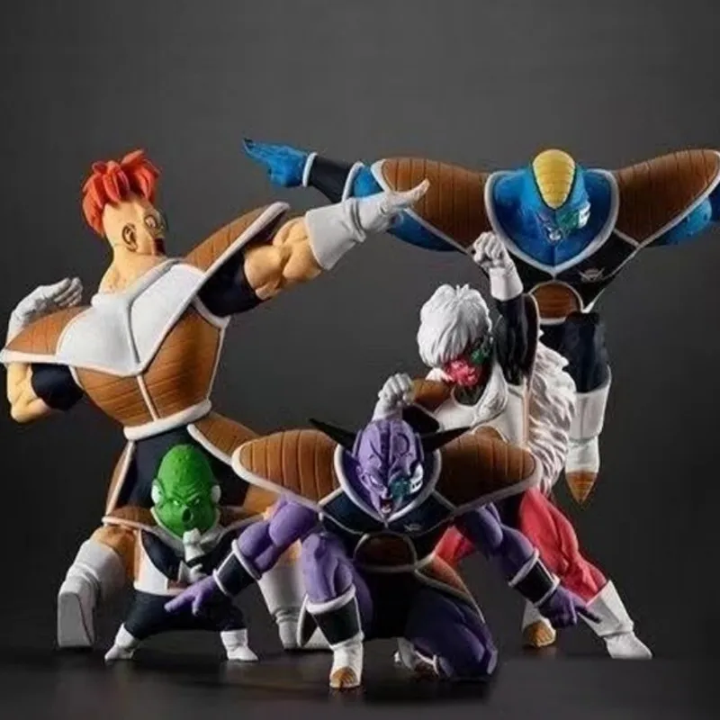 

5pcs Dragon Ball Figure Ginyu Force Jeice Ginyu Guldo Recoom Burter Action PVC Amine Collection Model Toys for Children Gifts