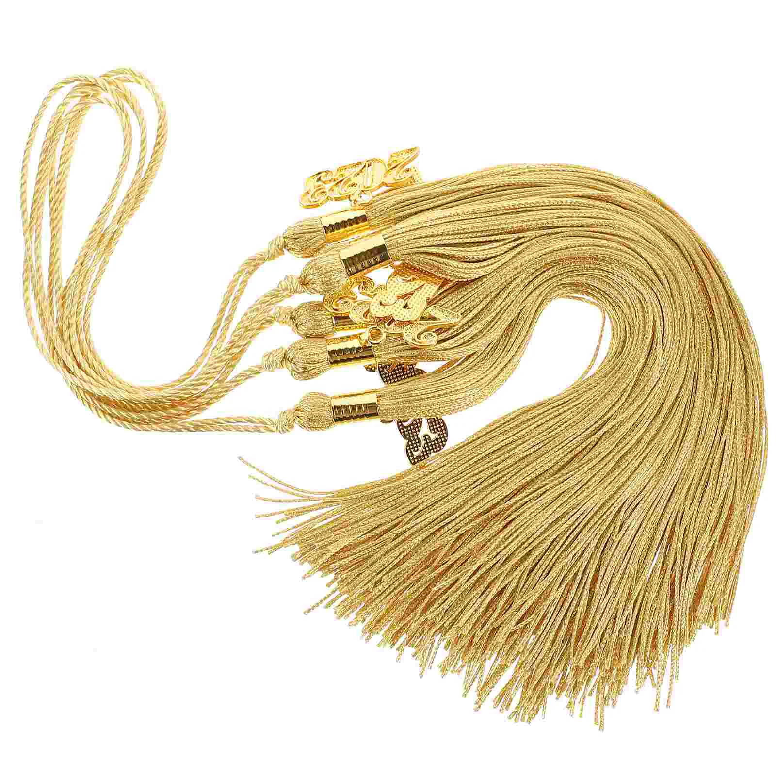 

6 Pcs Gold Accent Decor Small Tassels Crafts Graduation Caps Tassels 2023 Grad Graduation Tassels 2023 Graduation Decorations