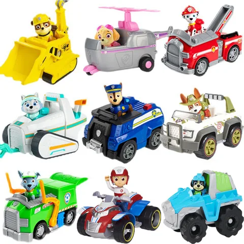 Набор фигурок Paw Patrol, 6 штук, для детей — фото устройства