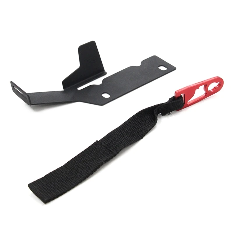 

Car Rear Seat Release Belt with Buckle Adjustable Strap Rear Seat Release Pull Strap Belt Latch Kit for F150 F250 F350