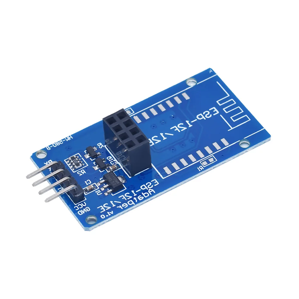 Модуль беспроводного адаптера ESP8266 Φ/12E Serial WiFi 3 В 5 Esp01 разрывная версия