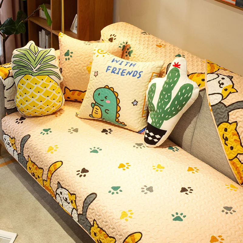 

Cotton anti-skid cloth art sofa sofa cover