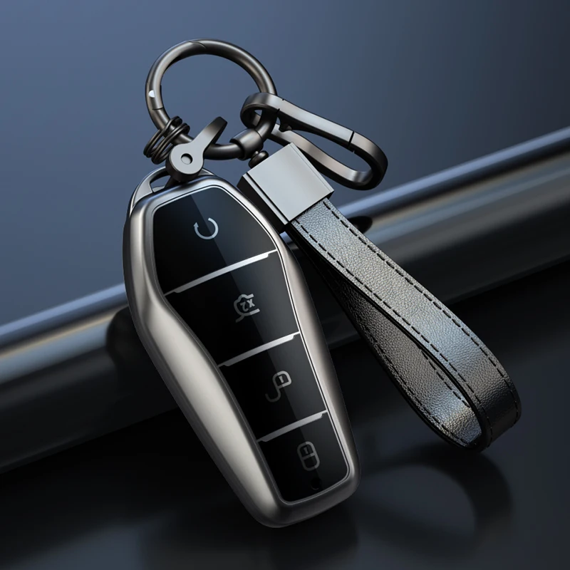 

Автомобильный чехол для ключей, полная защита корпуса для BYD Tang EV600 Han EV Yuan ATTO 3 Song PLUS Pro MAX DMI Qin, автомобильные аксессуары