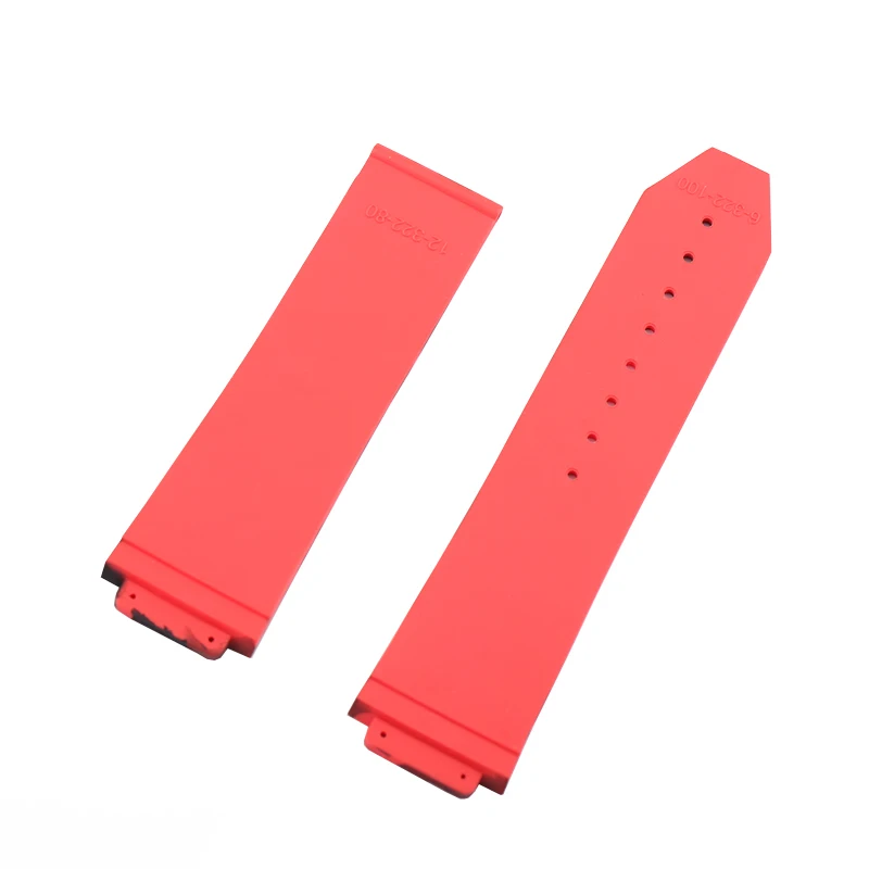 Watch accessories for Hublot silicone camo strap Big Bang series waterproof rubber wristband 25*17mm unisex