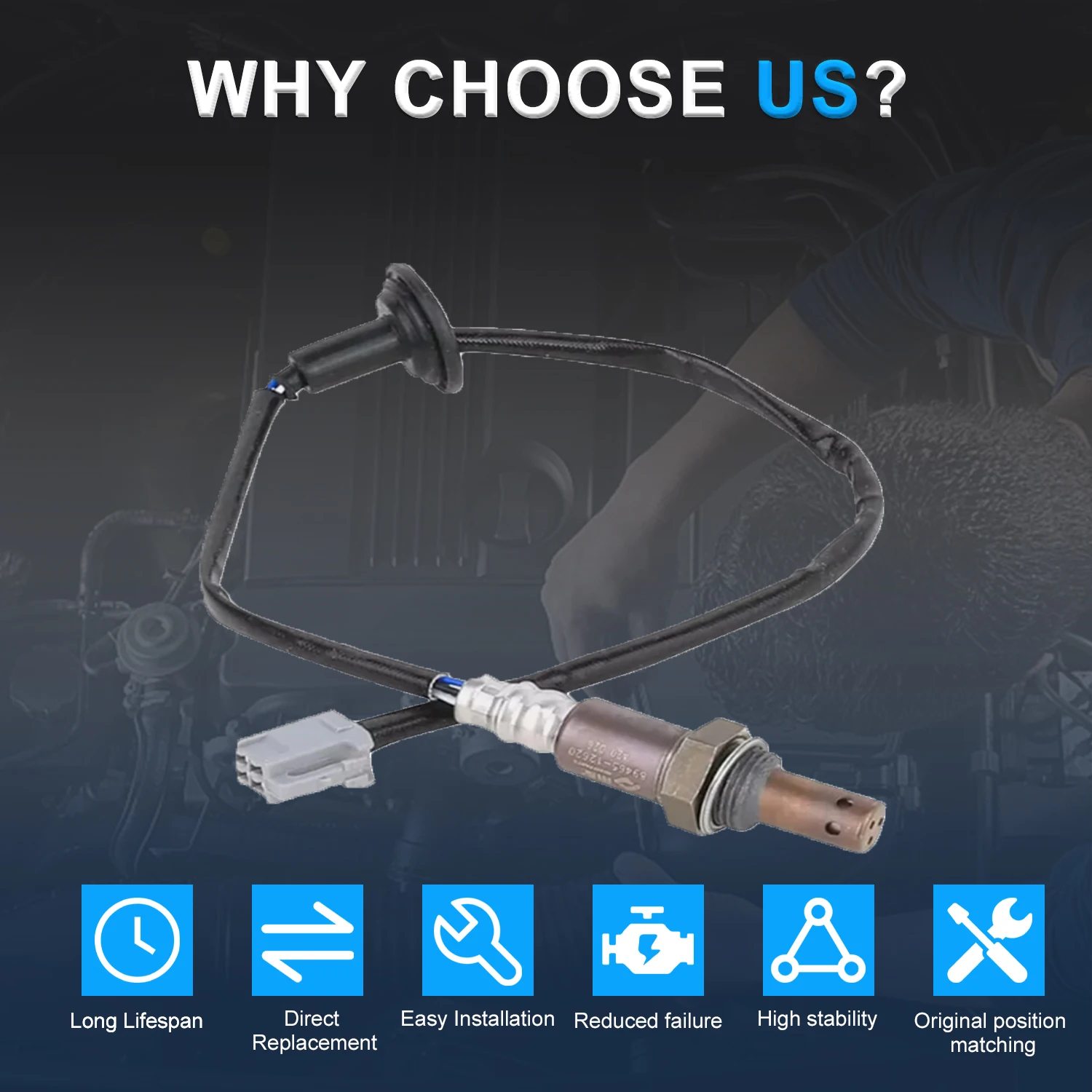 Новый кислородный датчик Lambda 89465-12620 для TOYOTA COROLLA VERSO 8946512620 1 6 8 2002 2003 2004 2005 2006 2007 2008