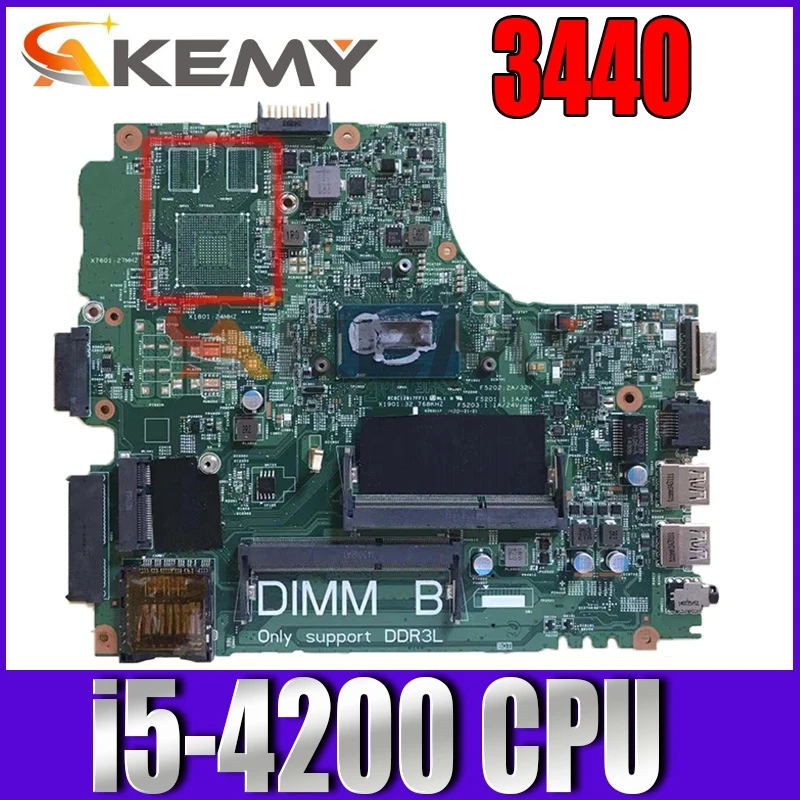 

100% Working For Dell Latitude 3440 laptop motherboard 0JHWYN CN-0JHWYN 13221-1 DL340-HSW with i5-4200u working perfect