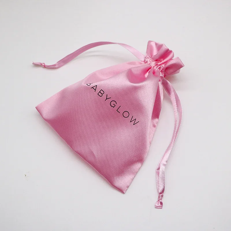 20pcs Silk Stain Drawstring Gift Bags with Ribbon for Jewelry Hair Travel Watch Bead Ring Makeup Pouch Wedding Favors Candy Bag