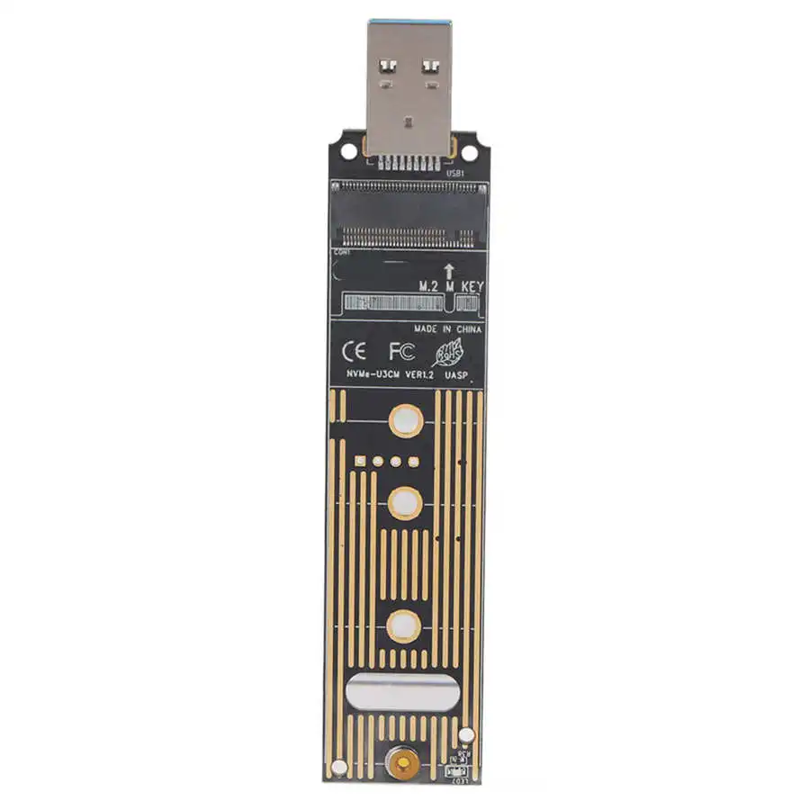 

Адаптер M.2 NVME SSD-USB 3,1, PCI-E в USB-A 3,0, карта внутреннего преобразователя 10 Гбит/с, USB3.1 Gen 2 для Samsung 970 960/для Intel