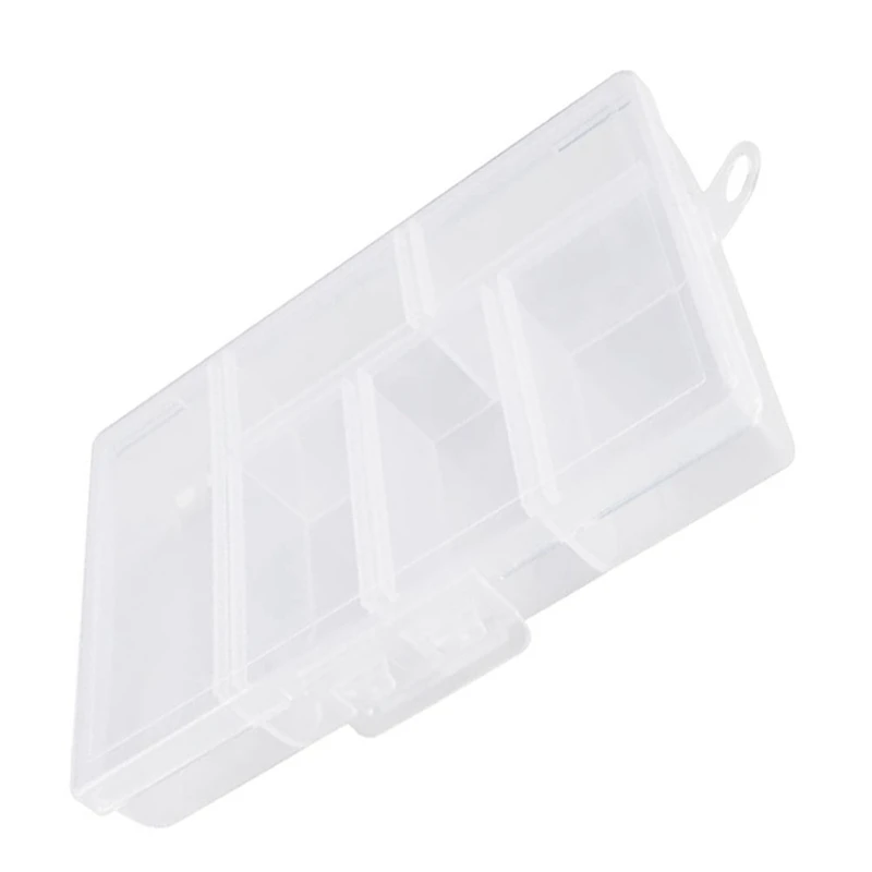 Маленький прозрачный пластиковый органайзер-магазин принадлежностей для