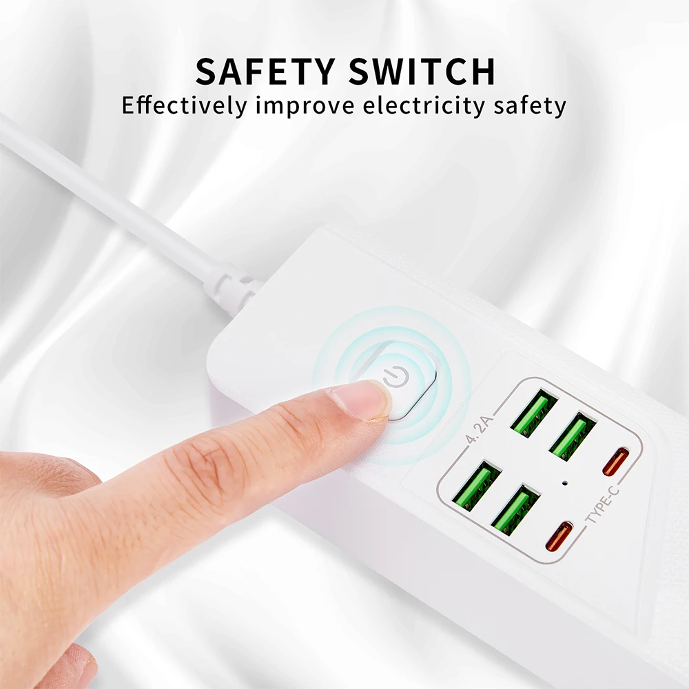 Tanie 3000W Ue Listwa Zasilająca Z Zabezpieczenie Przed Przeciążeniem 4USB C 2typ C Rozdzielacz ładowarki Rozszerzenie Gniazdo Z Przełącznikiem 2m Wtyczka Europejska Rozszerzenie Ceny 3000W Ue Listwa Zasilająca Z Zabezpieczenie Przed Przeciążeniem 4USB C 2typ C Rozdzielacz ładowarki Rozszerzenie Gniazdo Z Przełącznikiem 2m Wtyczka Europejska Rozszerzenie