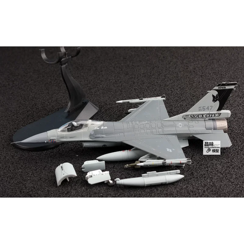 Масштабная модель американского истребителя F-16C «Иов» Национальной гвардии (1:72), коллекционная, из сплава, для декора (art.: 3920d826f2fa2) - 3920d826f2fa2