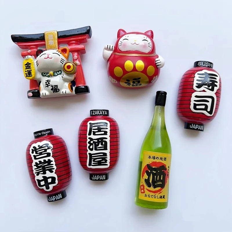 Магниты для холодильника TUOYIRUBLUEX Lucky Cat Fushimi Inari Lotus