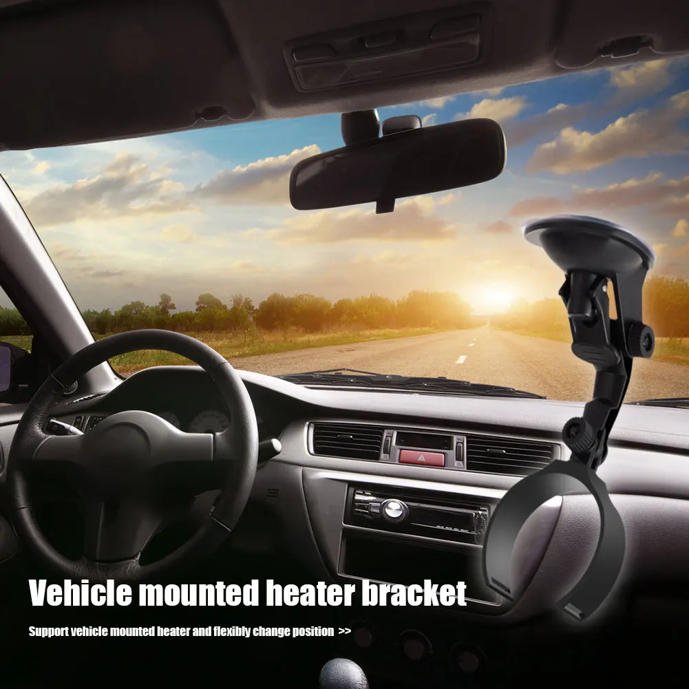 new arrive abs universal car electric heater holder auto heating cooling fan support rack stand car electronics tool free global shipping