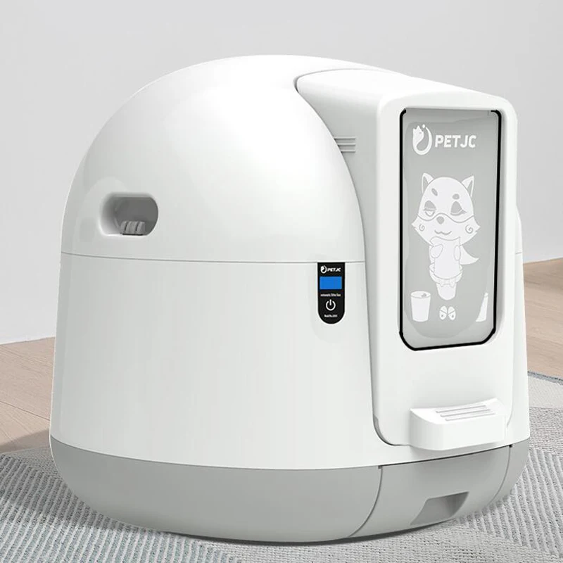 

Умный туалет Meow 7,5 л, самоочищающийся кошачий Туалет, автоматическая ловушка для Кала, закрытая интеллектуальная ловушка от брызг