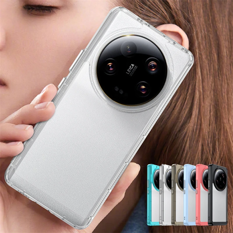 

For Xiaomi Mi 13 Ultra Case Cover Xiaomi 13 Ultra Capas Phone Bumper Shockproof Clear Transparent Multicolour Fundas Mi 13 Ultra