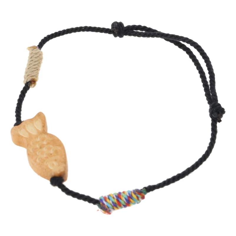 Браслет KIKI Lucky Fish браслет регулируемого размера ручной работы для запястья