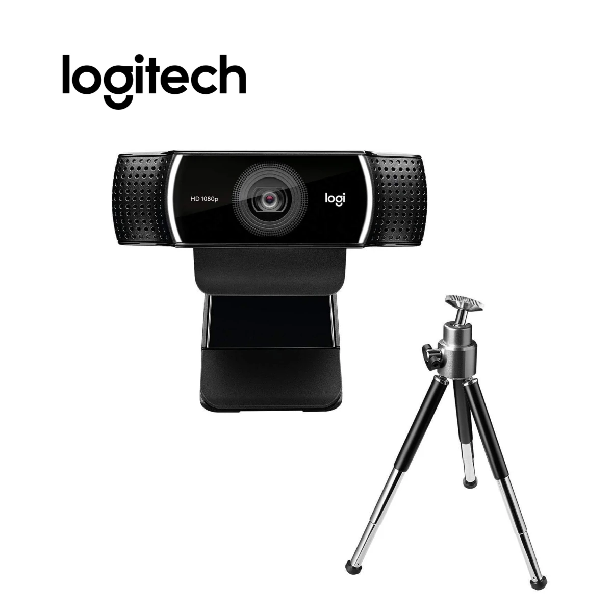 Потоковая веб-камера Logitech C922 PRO 1920x1080 пикселей USB HD со штативом в комплекте
