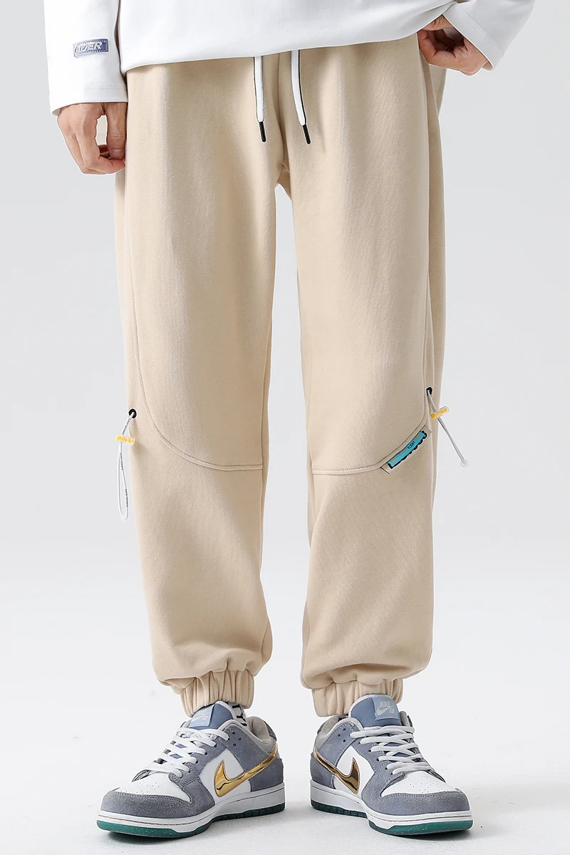 Autumn Trend Korean Version Loose Casual Lovers Pull Rope Guard Pants Male Teenage Students Handsome and Versatile Bunched Pants